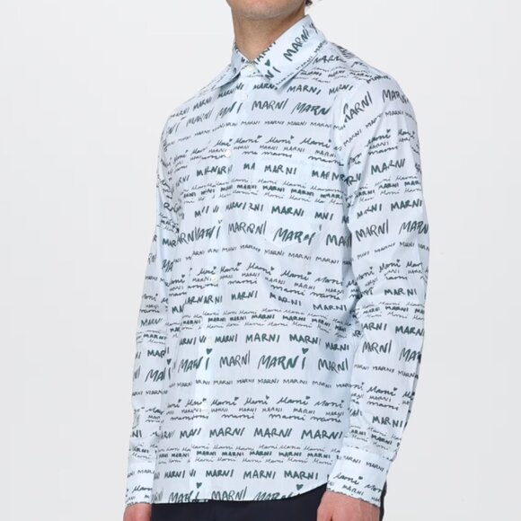 BNWT AW23 MARNI MEGAMARNI POPELINE SHIRT 50 - Picture 1 of 11